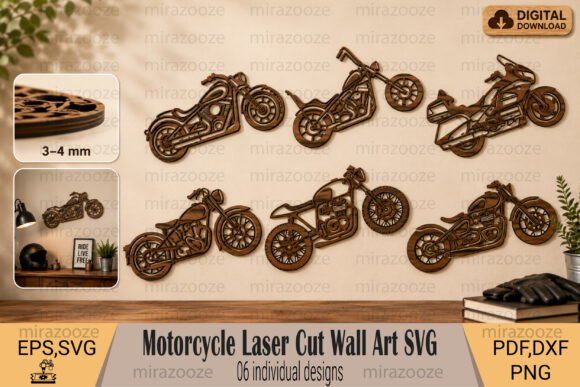 Download Motorcycle Wall Art SVG Bundle - Wall art svg bundle Collection