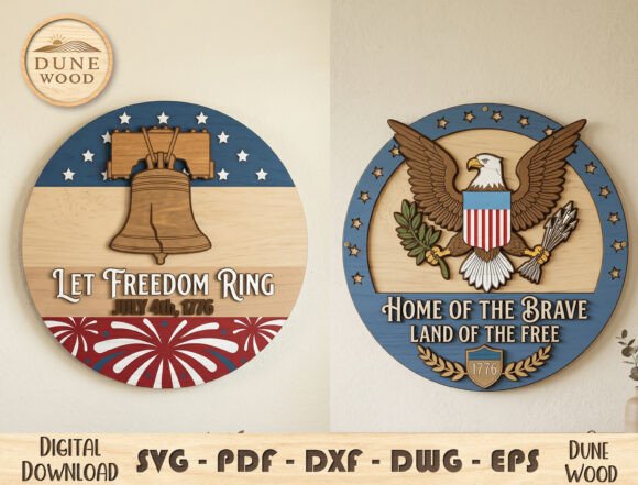 Download Patriotic Wall Art SVG Bundle - Wall art svg bundle Collection